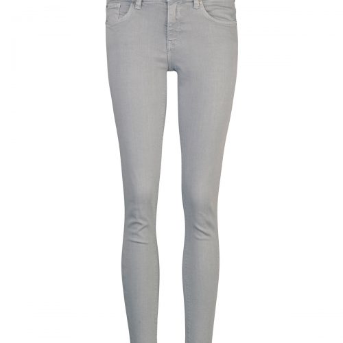 Dames skinny fit cropped broek