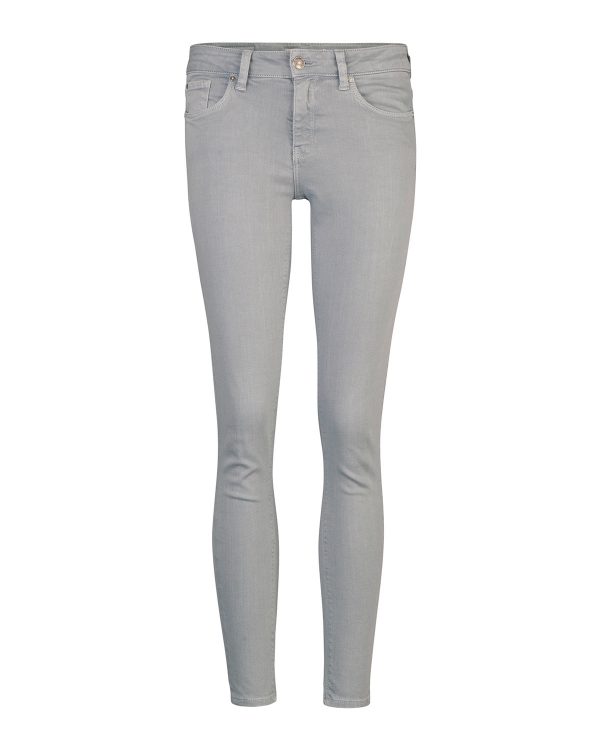 Dames skinny fit cropped broek
