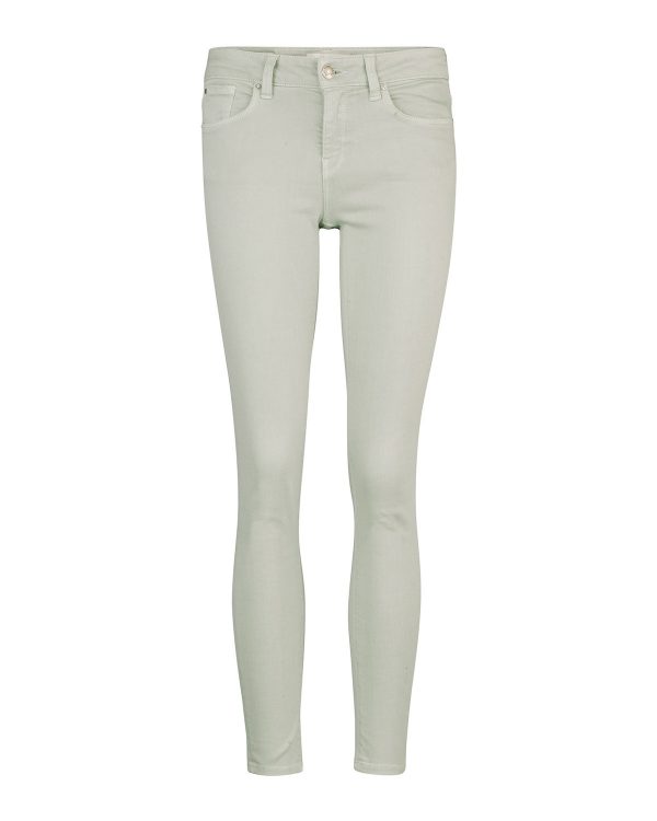 Dames skinny fit cropped broek