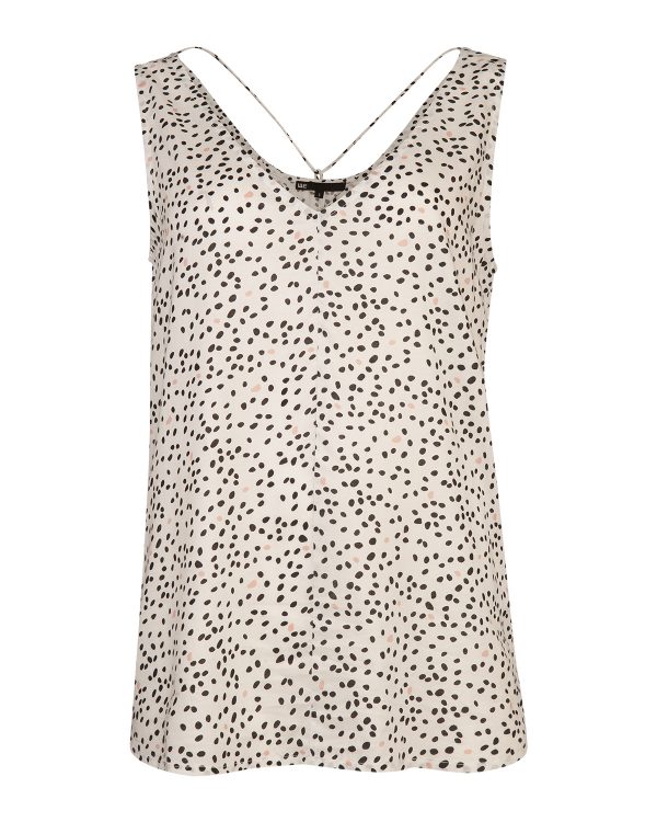 Dames dot straps singlet