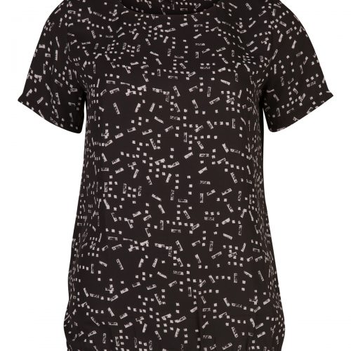 Dames graphic print top