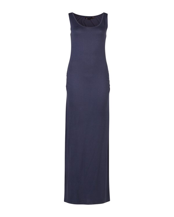 Dames jersey maxi-jurk