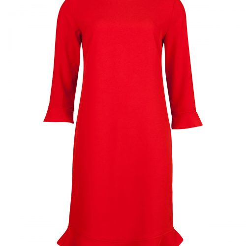 Dames ruffle jurk