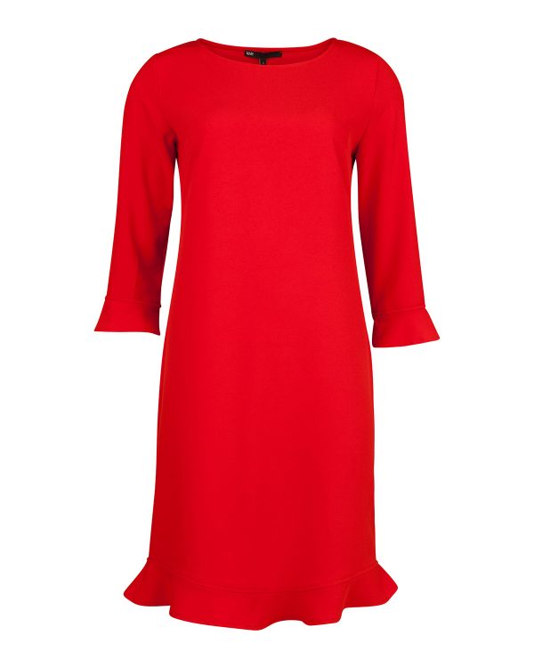 Dames ruffle jurk