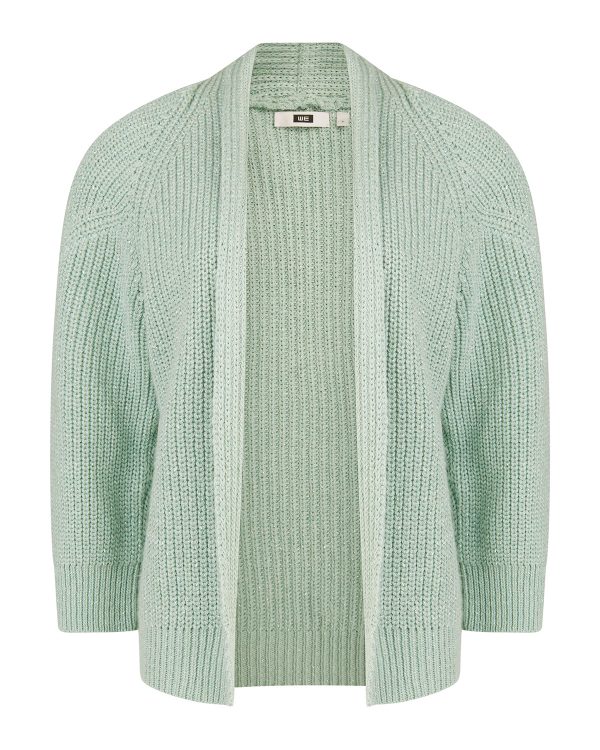 Dames open front knit vest