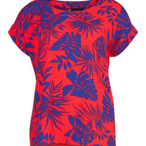Dames leaves print top