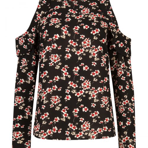 Dames cold shoulder blouse