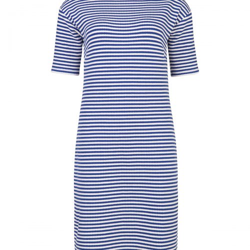 Dames jacquard stripe jurk