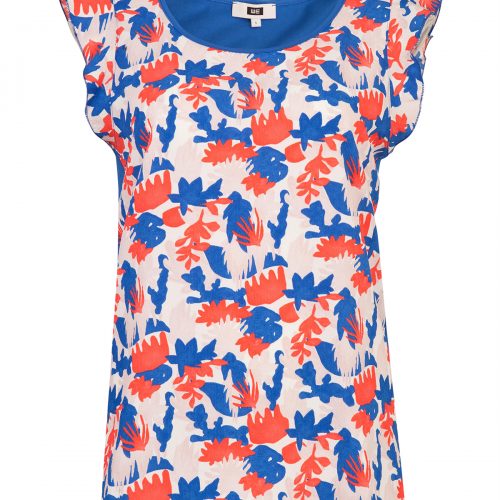 Dames flower print top