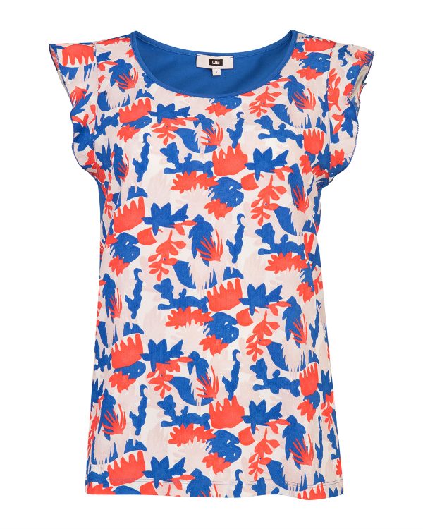 Dames flower print top
