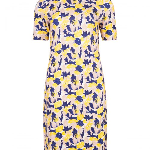 Dames flower print jurk