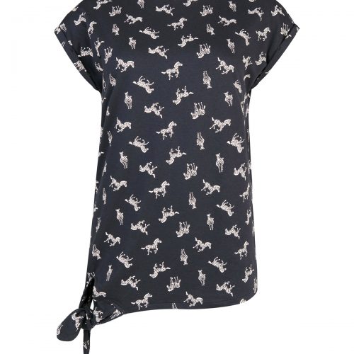 Dames zebra print t-shirt