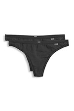 Esprit Set van 2 strings van een katoenmix Black for Women