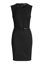Esprit Getailleerde stretchjurk met ceintuur Black for Women