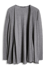 Esprit Open jersey vest met stretch Cosy Grey Melange for Women