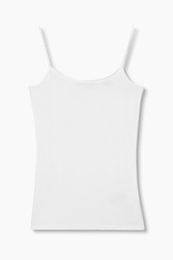 Esprit Basic jersey top met stretch White for Women