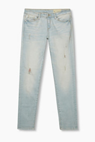 Esprit Stretchjeans met contrastbinnenzijde Blue Light Washed for Women