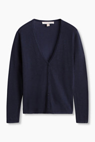 Esprit Basic vest van zacht, fijn breisel Navy for Women