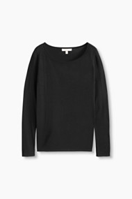 Esprit Basic trui van zacht, fijn breisel Black for Women