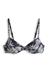 Esprit Ongewatteerde beugeltop met ananasprint Navy for Women