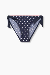 Esprit Slip met stippendessin en strikjes Navy for Women