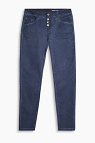 Esprit 5-pocket-broek met trendwassing Navy for Women