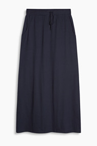 Esprit Maxirok van zachte jersey Navy for Women