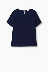 Esprit Zachte, soepele blouse Navy for Women