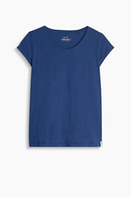 Esprit Basic T-shirt van 100% katoen Navy for Women