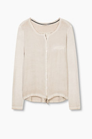 Esprit Shirt van een soepele materiaalmix Ice for Women