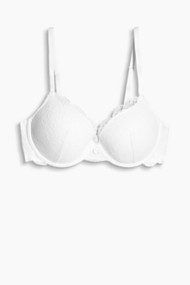 Esprit Gewatteerde beugel-bh van kant White for Women
