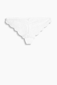 Esprit Hipster-string van fijne kant White for Women