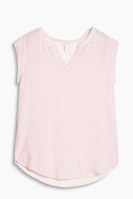 Esprit Soepele blouse met bloemenprint Light Pink for Women