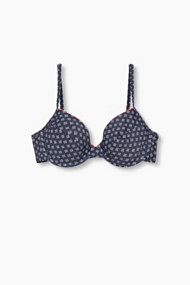 Esprit Ongewatteerde beugeltop Navy for Women