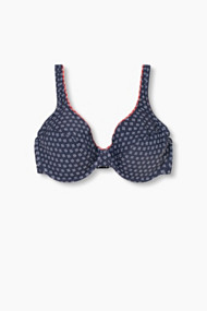 Esprit Ongewatteerde beugeltop, grote cupmaten Navy for Women