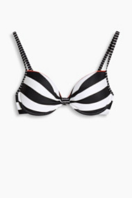 Esprit Push-uptop met strepen Black for Women
