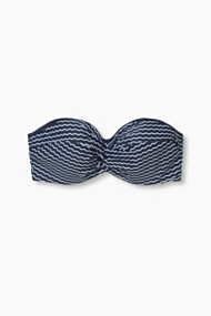 Esprit Gewatteerde bandeautop, grote cupmaten Navy for Women