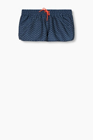 Esprit Geweven short met fijne print Navy for Women