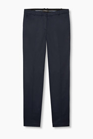 Esprit Gesatineerde kostuumbroek met stretch Navy for Women