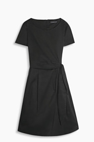 Esprit Jurk in chique zijden look met sjerp Black for Women