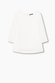 Esprit Soepel shirt met laagjes Off White for Women