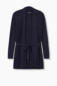 Esprit Geribd vest met stretch Navy for Women