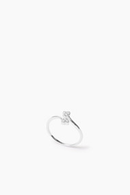 Esprit Sterlingzilver / zirkoon ring met hartjes for Women