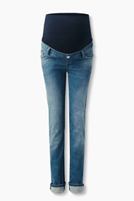Esprit Softe stretchjeans met band over de buik Medium Washed for Women