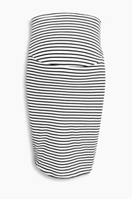Esprit Jersey stretchrok met bovenbuikband Off White for Women