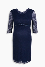 Esprit Kanten jurk voor speciale gelegenheden Night Blue for Women