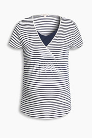 Esprit T-shirt met voedingsfunctie, katoen/stretch Night Blue for Women