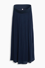 Esprit Maxirok van chiffon met band onder de buik Night Blue for Women