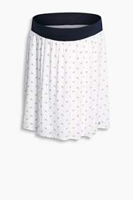 Esprit Soepele printed rok, band onder de buik Offwhite for Women